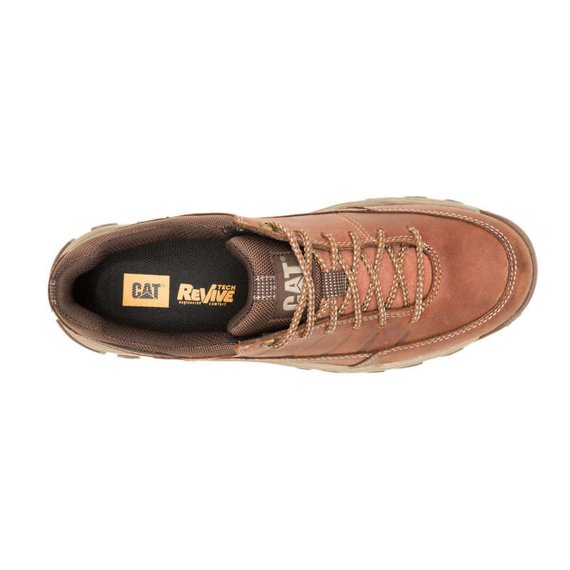 CAT THRESHOLD REBOUND TREK - Leather Brown