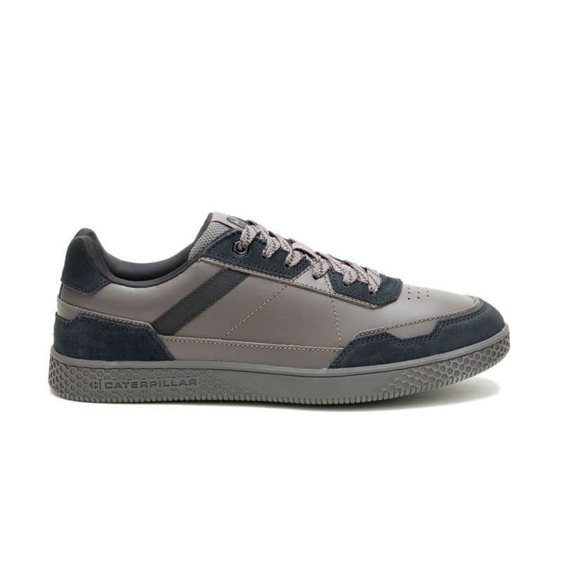 CAT PAUSE RETRO - Dark Gull Grey/Black Jazz Suede