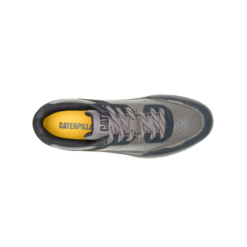 CAT PAUSE RETRO - Dark Gull Grey/Black Jazz Suede