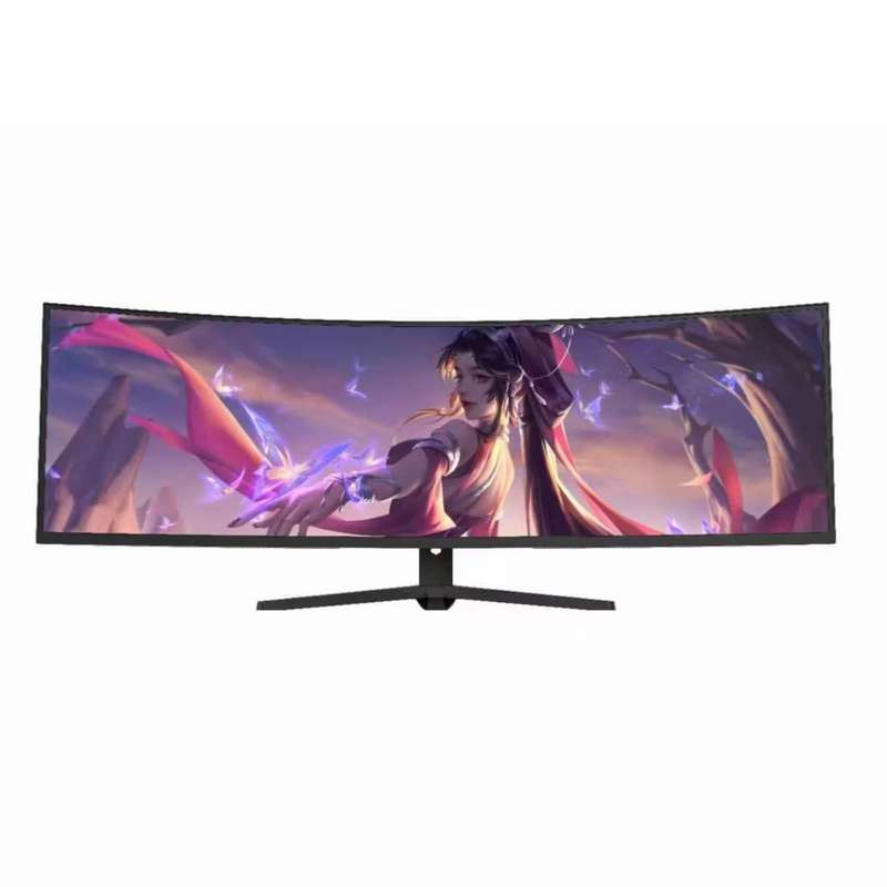 49-Inch 4K Curved HDR Monitor with High Resolution and Brightness