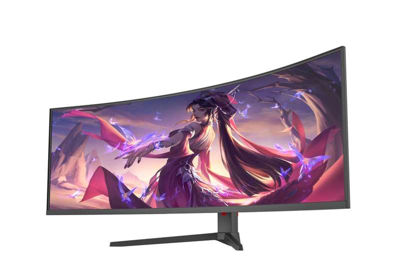 49-Inch 4K Curved HDR Monitor with High Resolution and Brightness