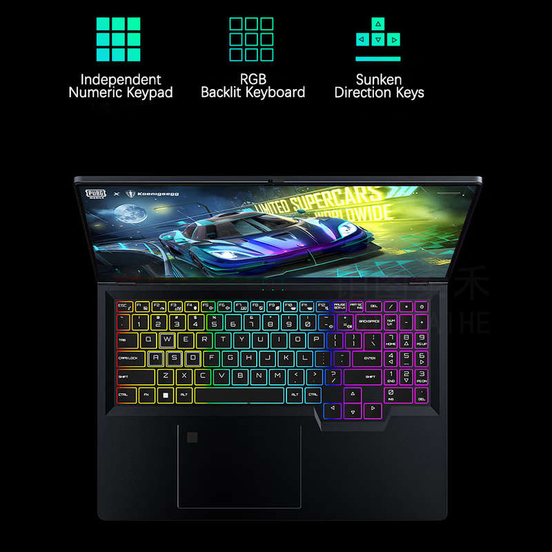 16" RTX4060 + i7  8GB  512GB  SSD Gaming Laptop