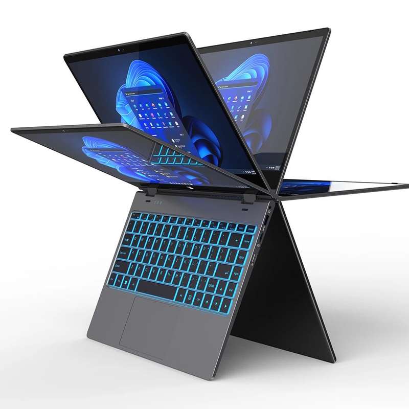 Yoga Touch Screen 14" Laptop Ultra Mini Portable PC Computer for Study