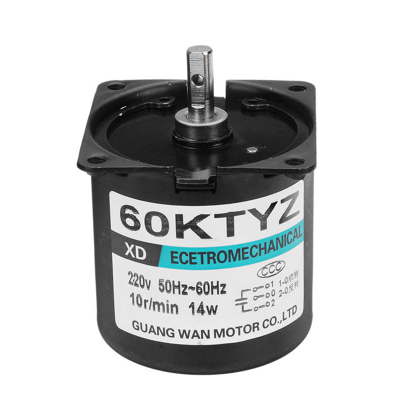 Machifit 60KTYZ 220V 10rpm Permanent Magnetic Electric Synchronous Motor 14W Pe