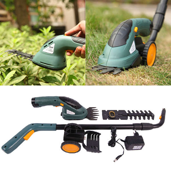 East 3.6V 2 In 1 Electric Cordless Grass Shear Hedge Trimmer Power Tool