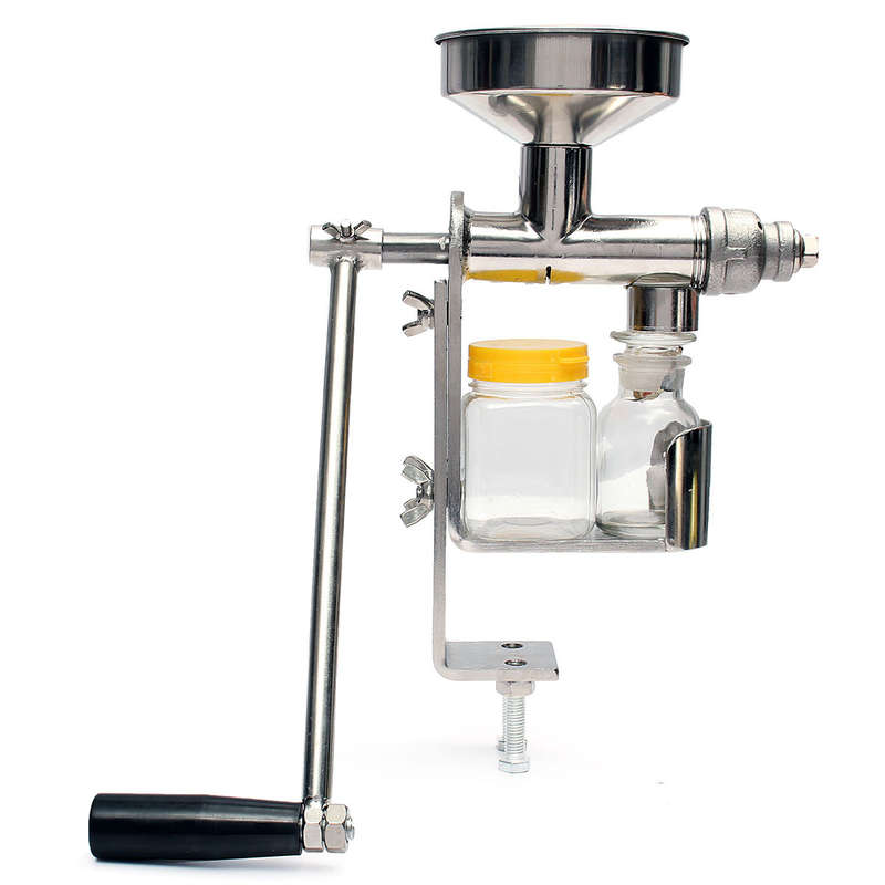 Stainless Steel Fuselage Hand Press Manual Small Oil Machine Oil Expeller