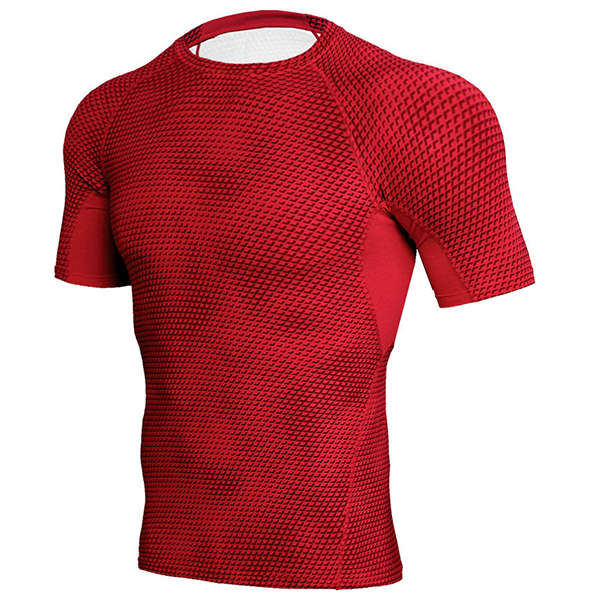 JACK CORDEE Men's Sports Running Fast Dry T-shirts Elastic Tight Fitting Traini