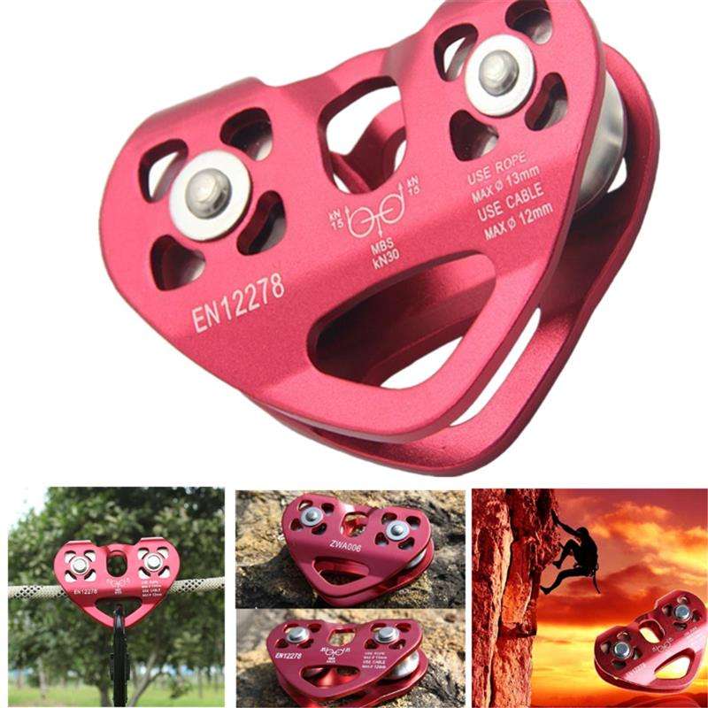 Outdoor Rock Ice Climbing Equipment Accessary Rescue Cable Trolley Aluminum All