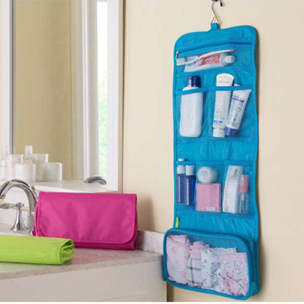 Travel Portable Hanging Organizer Bag Foldable Cosmetic Makeup Case Toiletry St