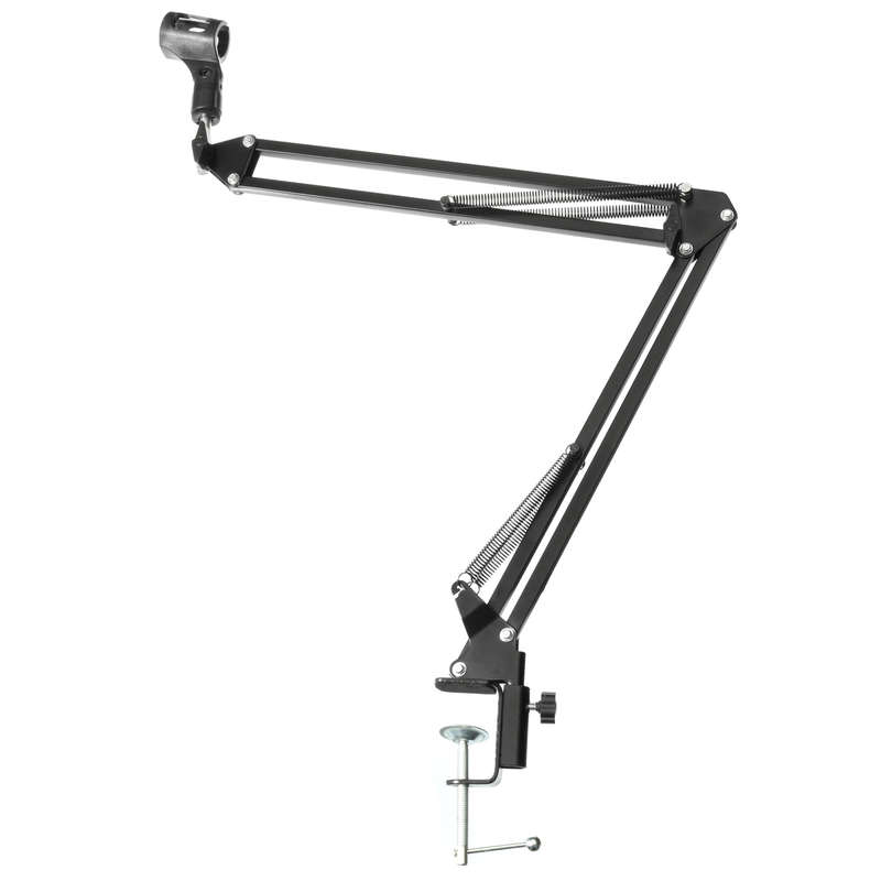 Adjustable Recording Microphone Stand Holder Clip Microphone Table Bracket With
