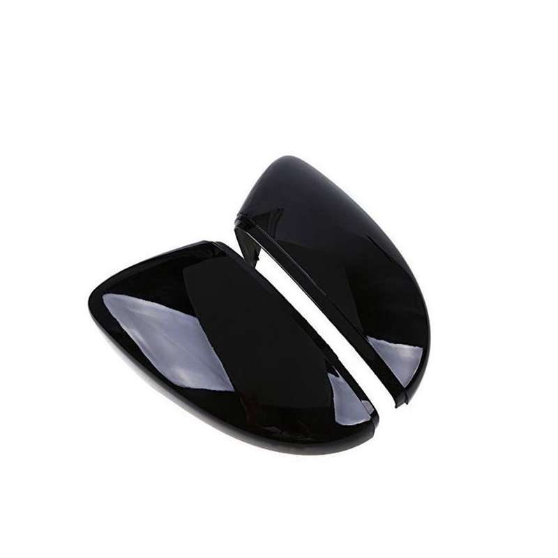 2 Pcs Rear View Wing Mirror Covers Caps For VW Beetle CC Eos Passat Jetta Sciro