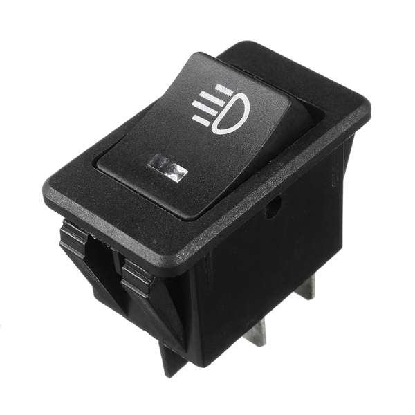 35A 12V DC 4 Pins Universal Fog Light Rocker Switch