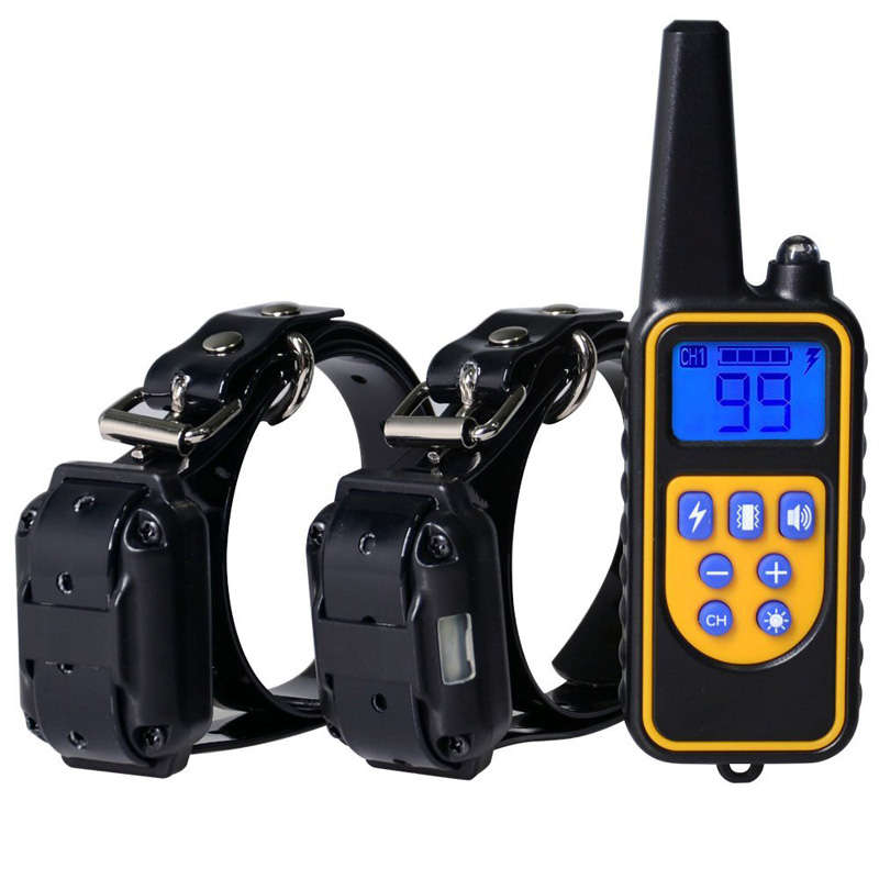 Remote Dog Training Collar 1000 Yards Remote Static Shock Training Collar for 2