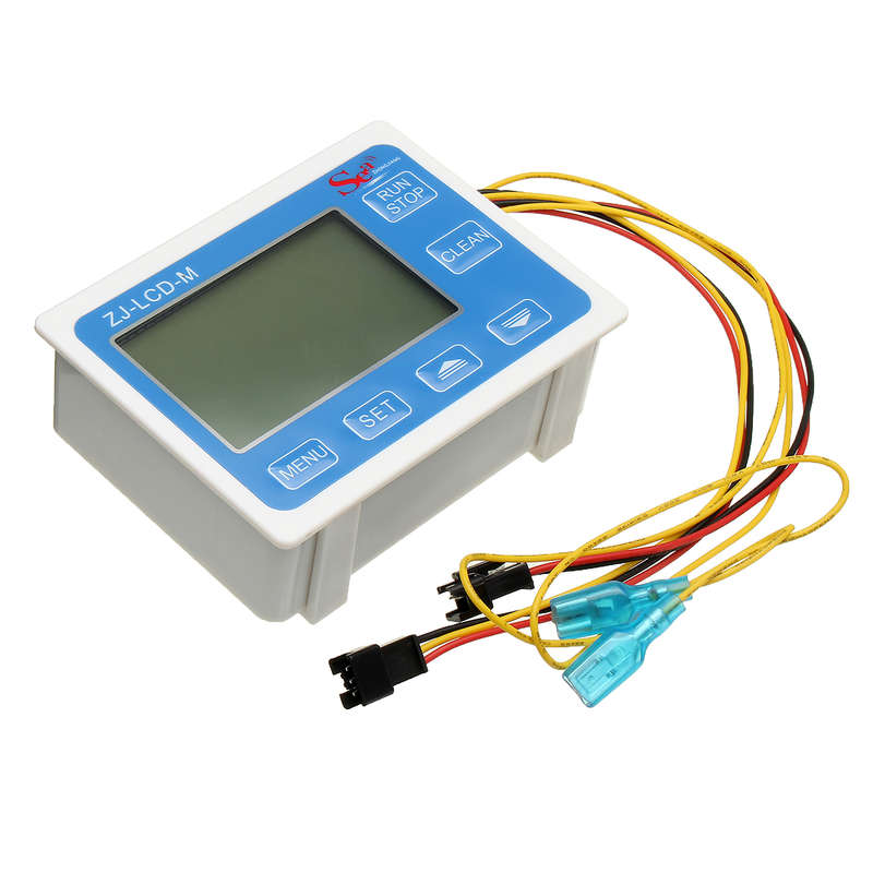 G3/4Inch Flow Water Sensor Meter Digital LCD Display Quantitative Control 1-60L