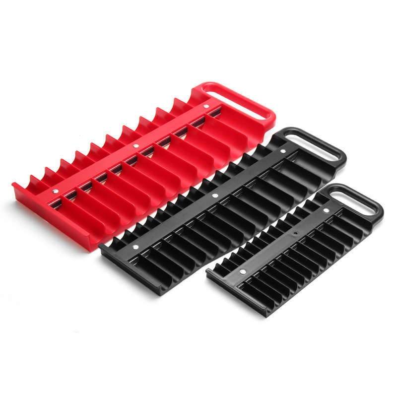 1/2 3/8 1/4 Inch Magnetic Socket Holder Tray Drive Organizer Rail Rack Toolbox
