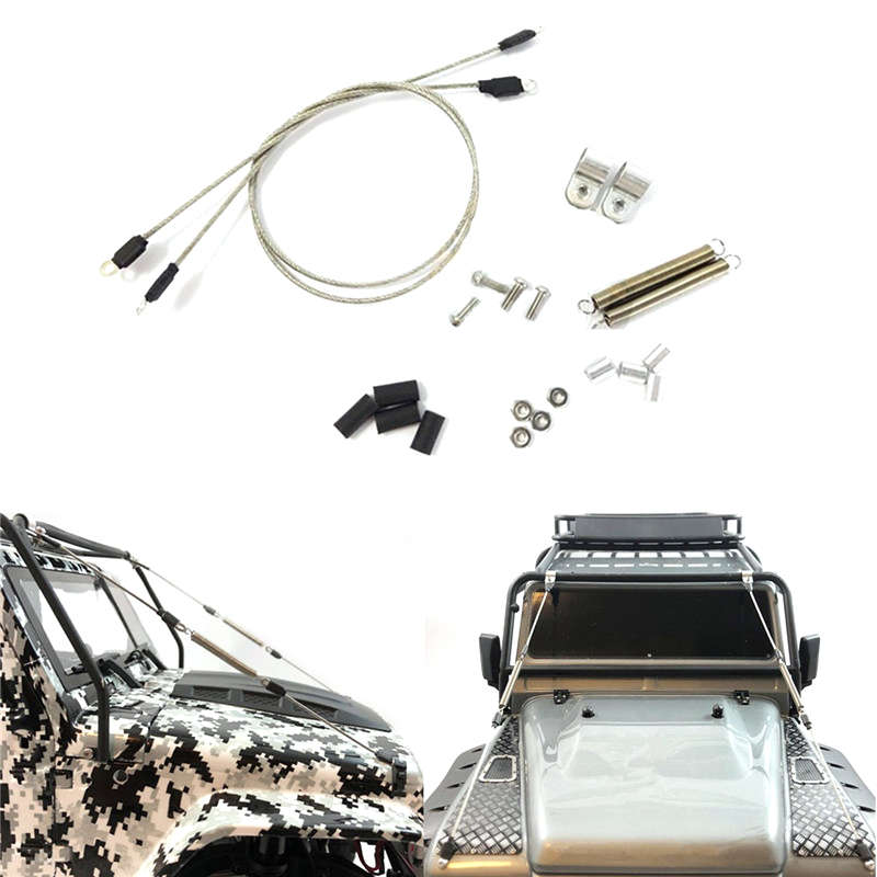Scene Wire Rope Car Shell Buckle With Spring For Traxxas Trx-4 D110 Scx10 RC Ca