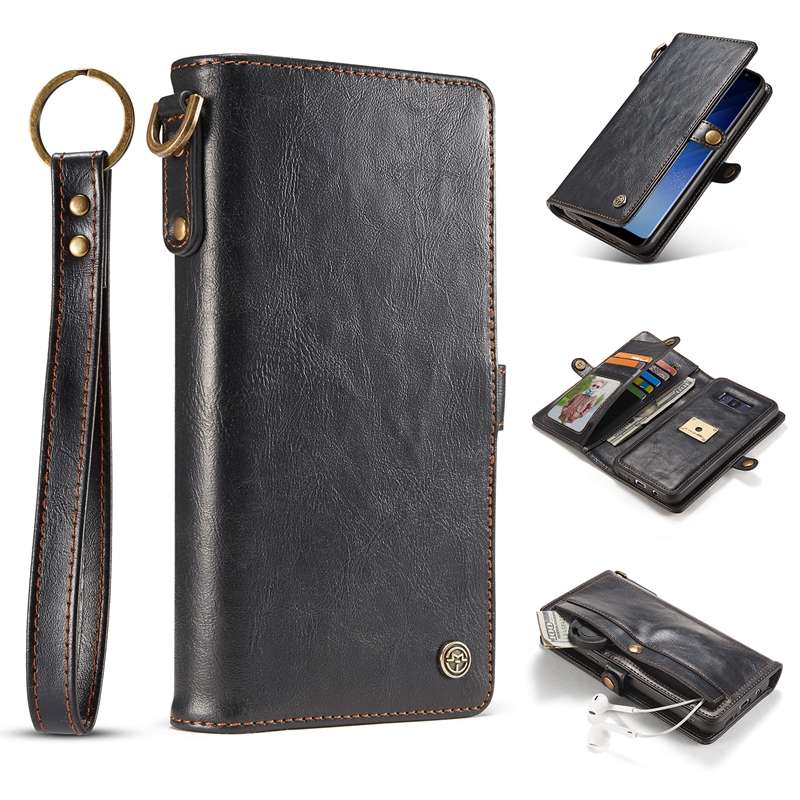 Caseme Wallet Card Slots Magnetic Detachable Case For Samsung Galaxy S8/S8 Plus