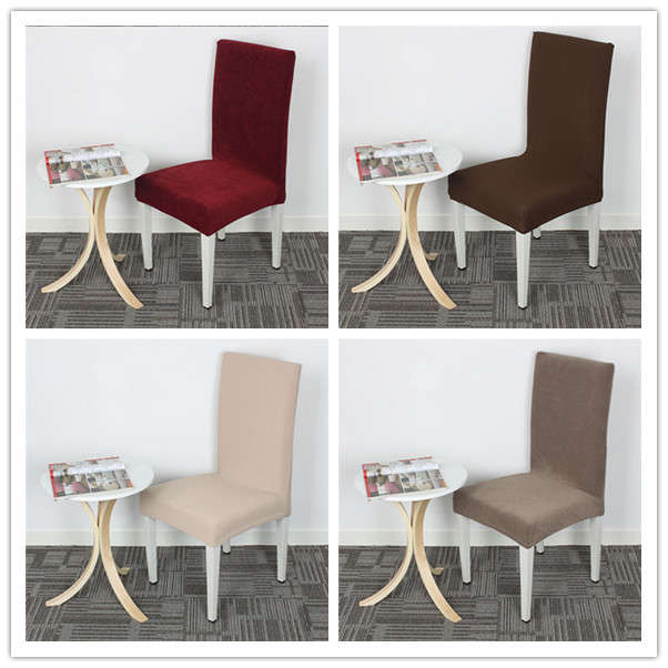 4 Colors Stretch Chair Cover Removable Washable Seat Protector Home Kitchen Dec