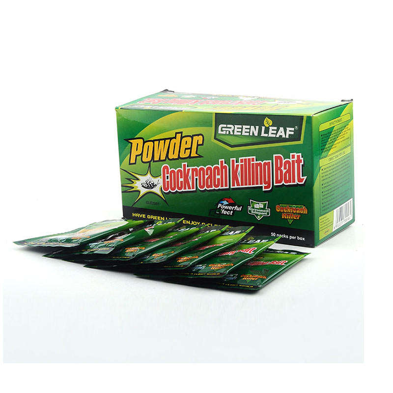 2pcs Grean Leaf Powerful Cockroach Killing Bait Cockroach Pesticide Household P