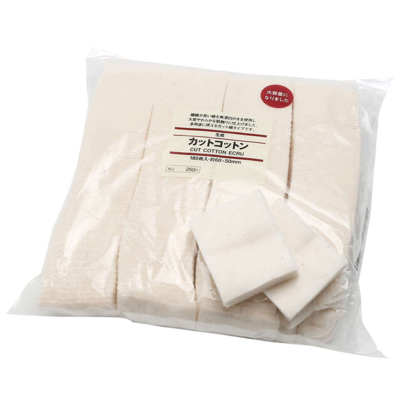 180Pcs Premium Unbleached Organic Pure Cotton Pads for RDA RBA Vape Wick