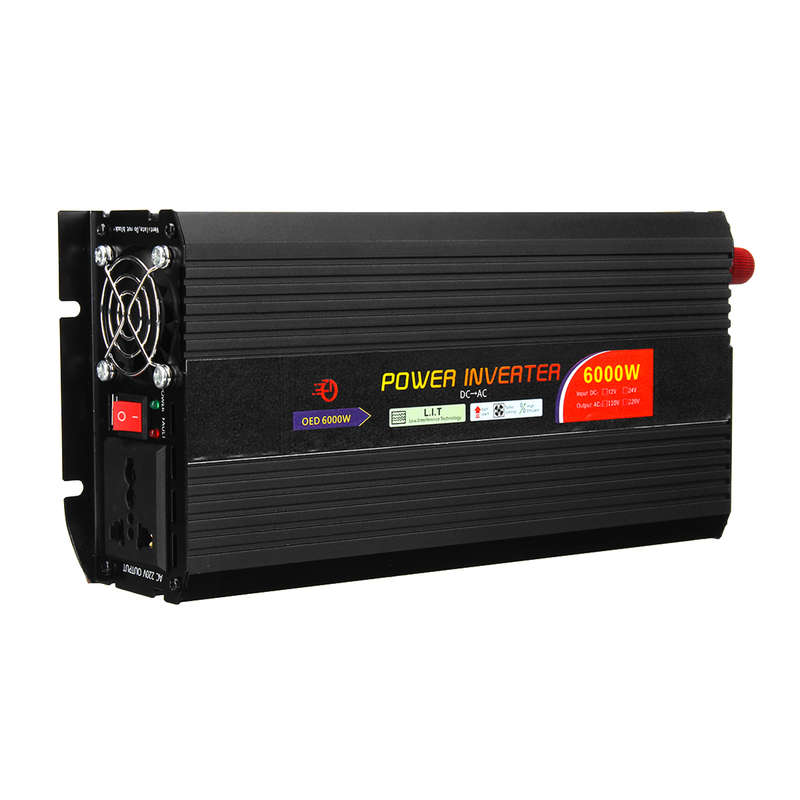 DC 12V To AC 220V Modified Power Inverter 6000W Power Converter