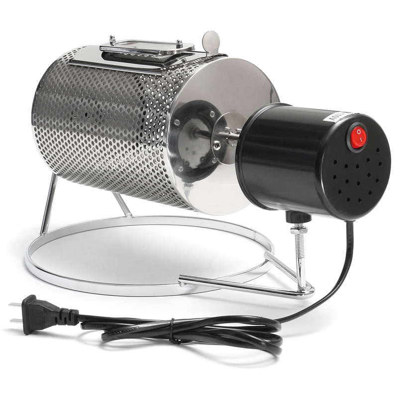 Stainless Steel Coffee Bean Roasting Machine Coffee Roaster Roller Baker 220V T