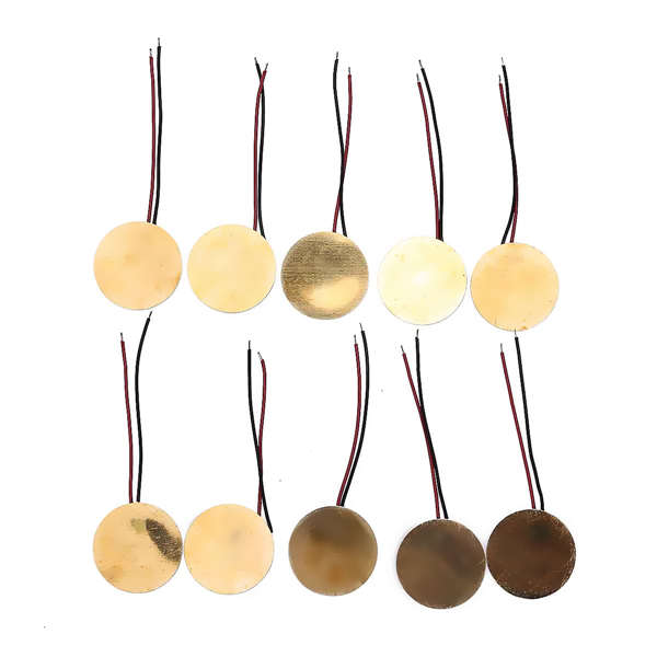 10Pcs Piezo Disc Electronic Transducer Pickup For Acoustic Guitar Mandolin Ukul