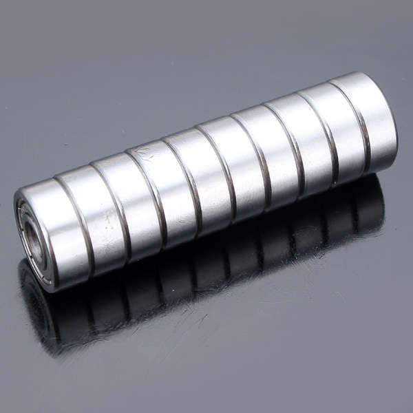 10pcs 5x14x5mm Steel Sealed Shielded Deep Groove Ball Bearings 605zz