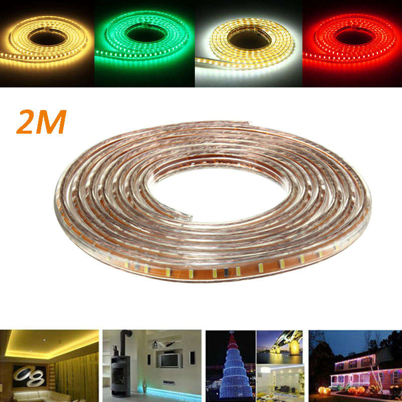 2M 3014 Waterproof LED Rope Lamp Party Home Christmas Indoor/Outdoor Strip Ligh