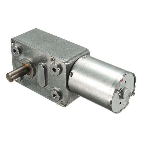 DC 12V 0.6rpm Reversible High torque Turbo Worm Gear Motor GW370 DC Reducer Mot