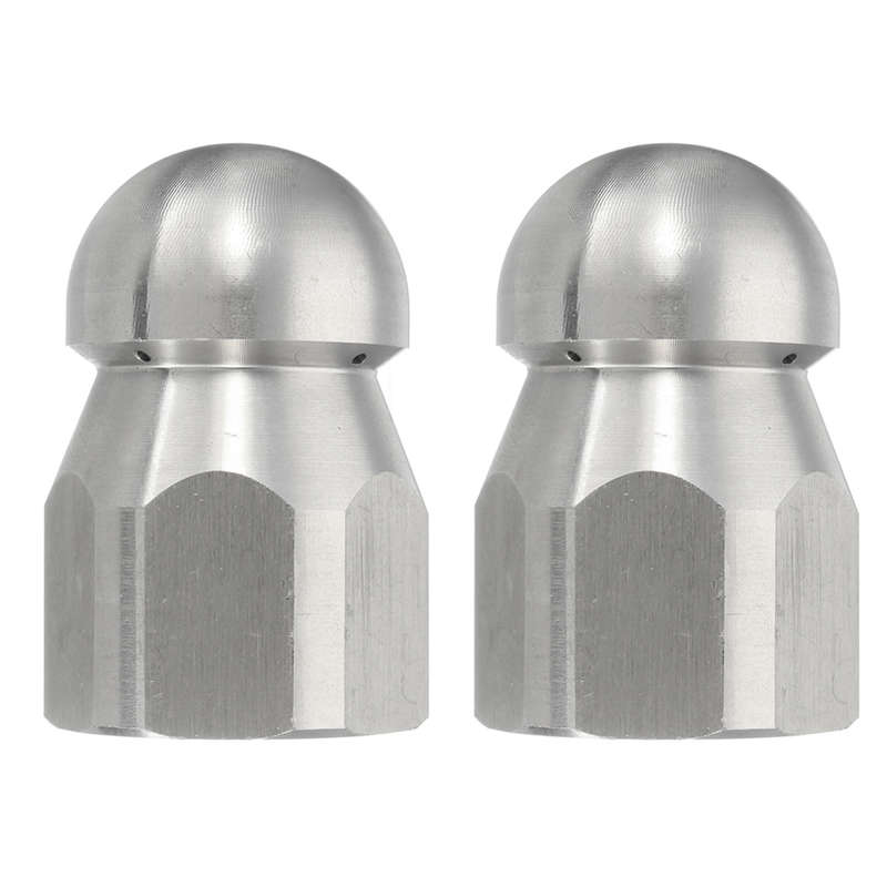 3/8 1/2 Inch F Pressure Washer Drain Sewer Clean Pipe Jetter Rotary Nozzle 5 Jet
