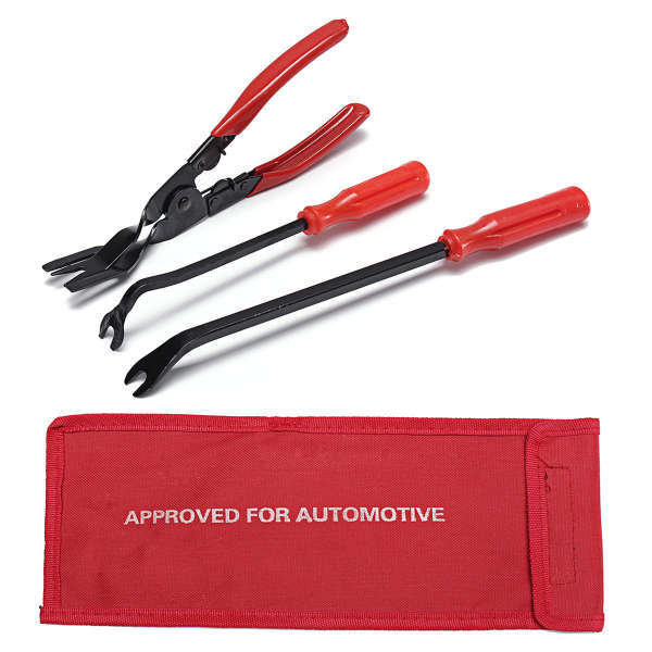 3 Pcs Removal Tool Door Trim Rivets Clips Pliers Fastener Remover Puller Tool K