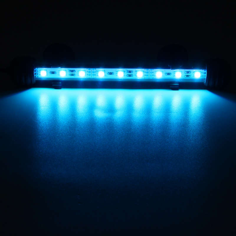 18CM RGB Remote LED Fish Tank Light Submersible