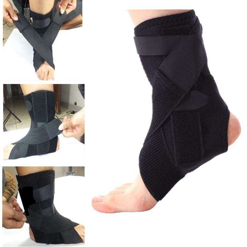Adjustable Foot Drop Correction Orthotic Ankle Plantar Fasciitis Brace Aluminum