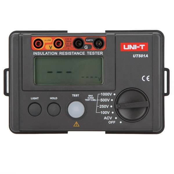 UNI-T UT501A 1000V Insulation Resistance Meter Ground Tester MegOhmmeter Volt M