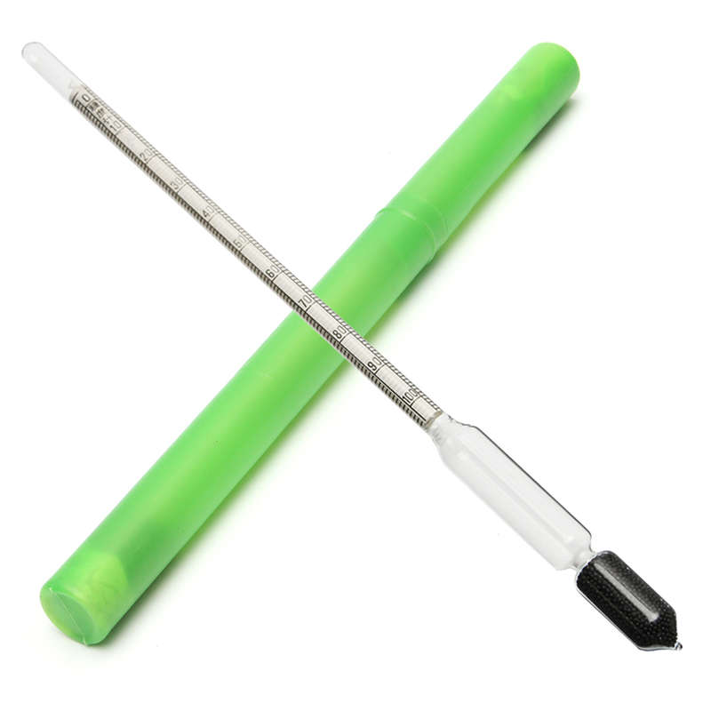 255mm Glass Hydrometer For Homebrew Alcohol Beer Wine Making