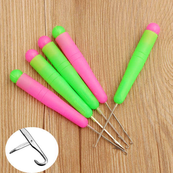 5pcs Multicolour Aluminum Sweater Scarf Hat Crochet Hooks DIY Knitting Craft Ne
