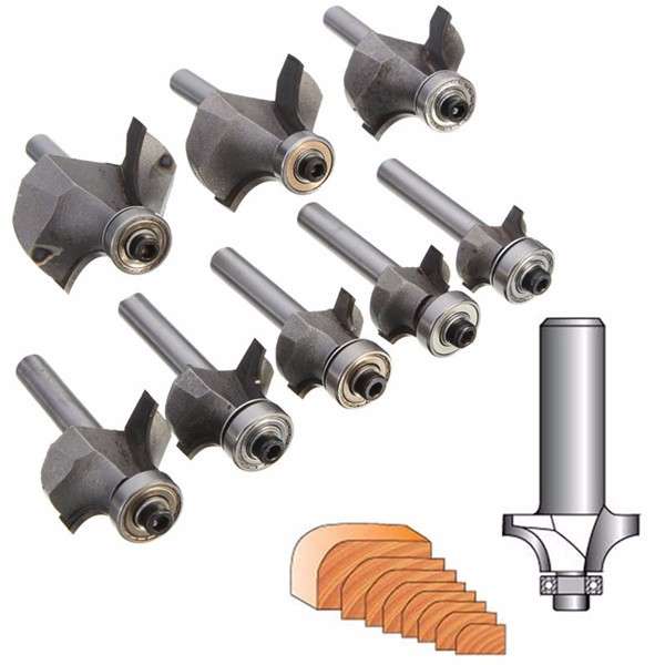 1/4 Inch Shank Roundover Bit Router Tool Beading Router Cutter