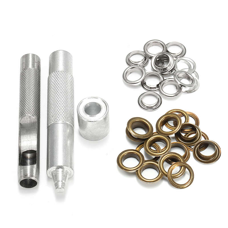 Eyelet Punch Die Tool Set 20 Sets Eyelet Leather Craft Tool Clothing Grommet Ba