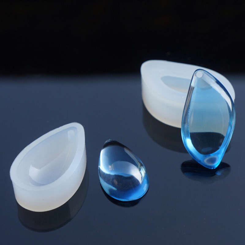 1pcs Liquid Silicone Mold Rhombus/Drop Shape Earring Pendant DIY Jewelry Making