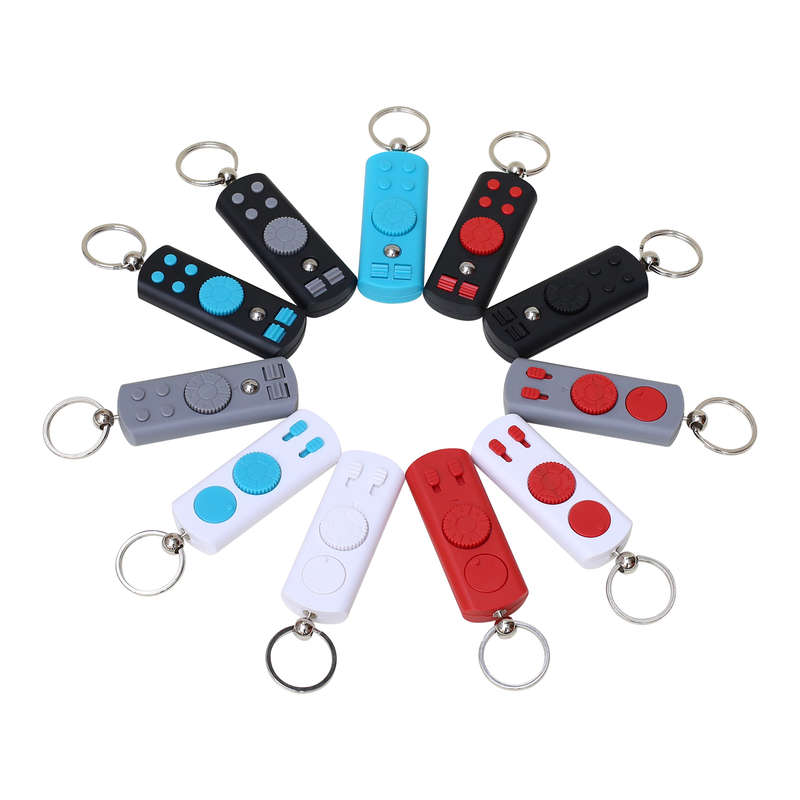 MATEMINCO 2 in 1 Hand Spinner Fidget Cube ABS Outdoor Games Toy Anti Stress