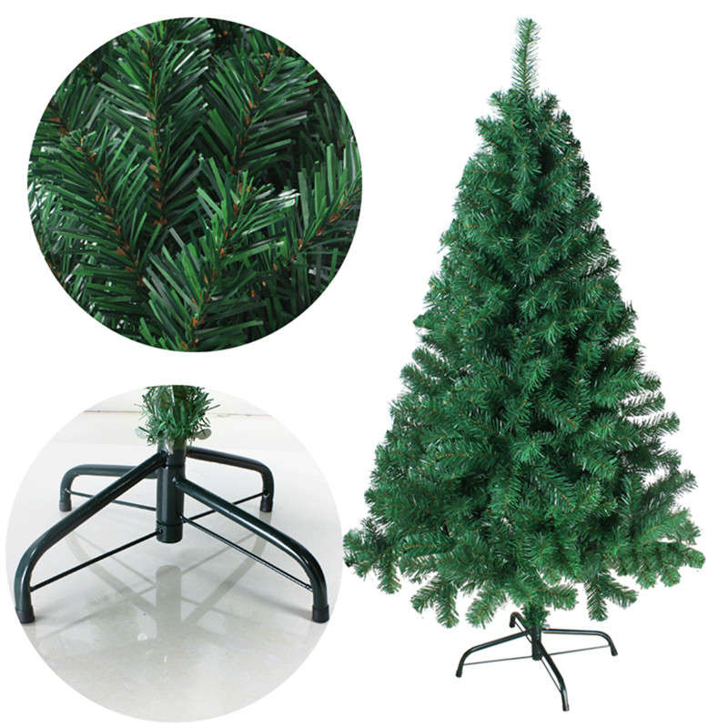 1.5M Christmas Party Home Decoration Multicolor Tree With Iron Feet Ornament To