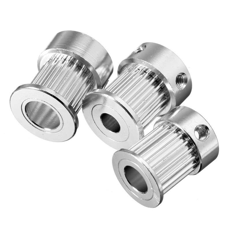 GT2 Timing Pulley 20Teeth Alumium Gear Bore 5MM 6.35MM 8MM For GT2 Belt Width 1