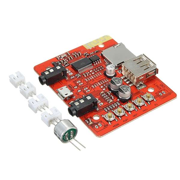 Stereo Audio Amplifier Module Wireless bluetooth Receiver USB Power Support TF