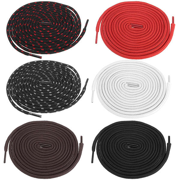 New Fashion Round Coloured Patterned Shoelaces Sports Colourful Tie Running