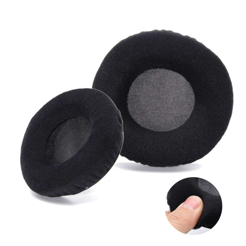 Black Replacement Velour Earpads Cushion for JBL Synchros E50BT E50 BT Headphon