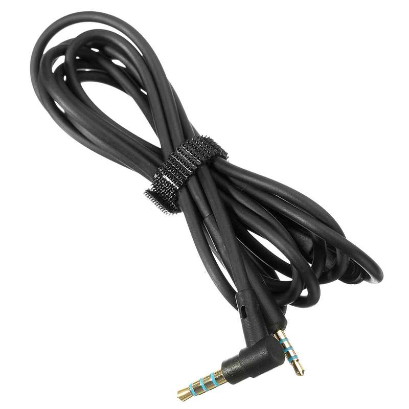 1.5m Replacement Audio Cable Quiet Comfort Headphone With Mic And Volume Contro