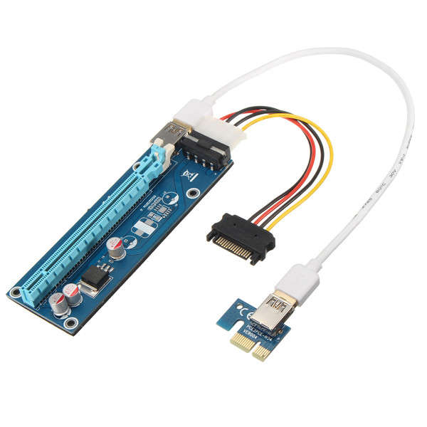 0.6m USB 3.0 PCI-E 1x to 16x Graphics Card Extended Cable Card Adapter
