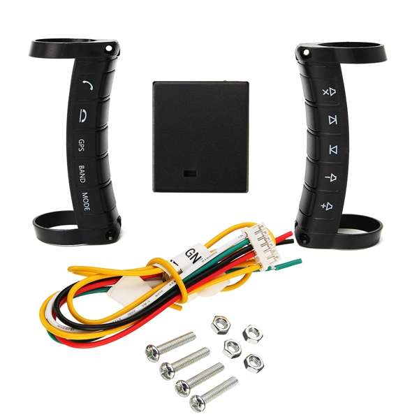 Universal Wireless Steering Wheel Controller Button Remote Control For Stereo D
