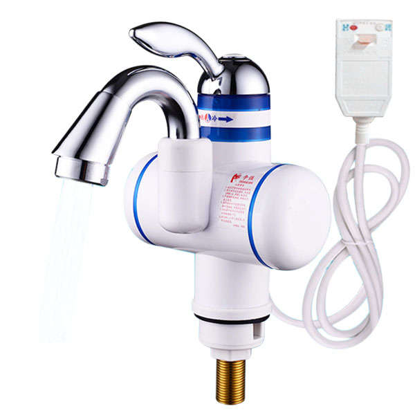 3 Seconds Instant Electric Shower Water Heater Tankless Electric Faucet Bathroo